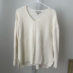 Cream knit sweater